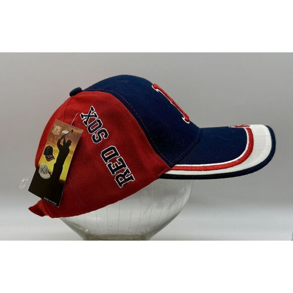 Haina Red Sox Baseball Cap Hat Hook & Loop Back OSFM - Picture 2 of 6